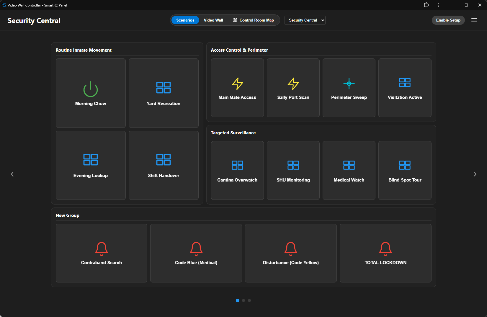 Smart RC Controller - Scenario Dashboard